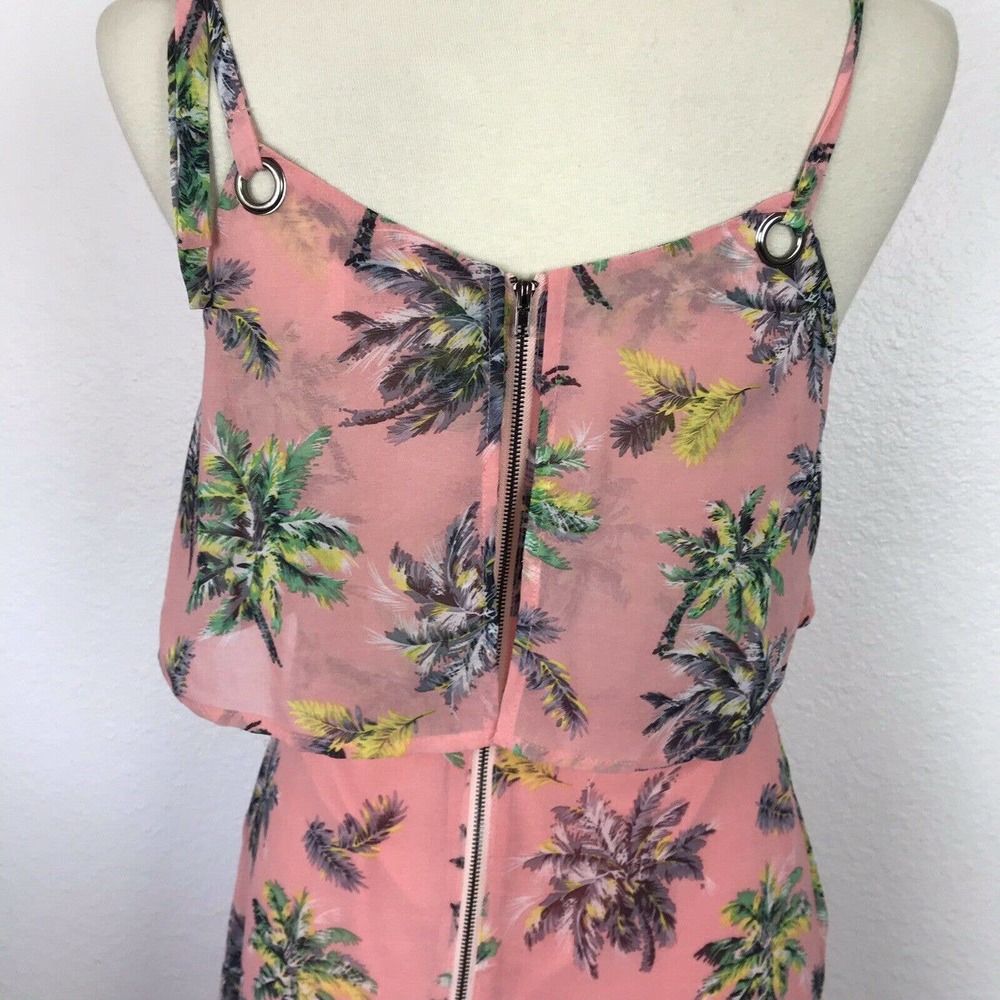 Line + Dot Ruffled Riza Palm Tree Midi Tank Dress - Picture 10 of 12